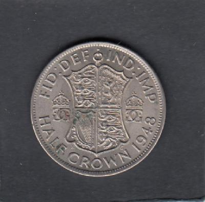 Beschrijving: 1/2 Crown  GEORGIUS VI